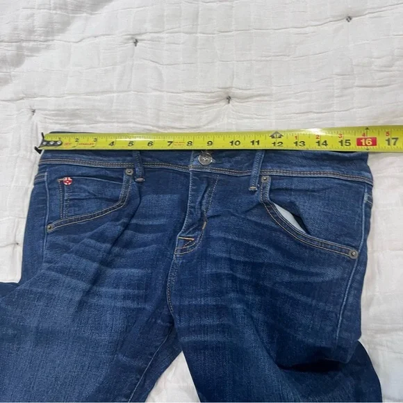 Hudson stretchy Blue Flare Wide Leg Denim jeans size 31 - Picture 5 of 10